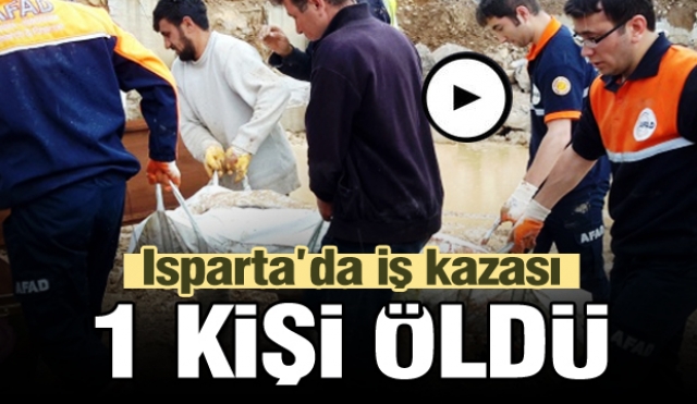 Isparta'da mermer ocağında iş kazası: 1 ölü