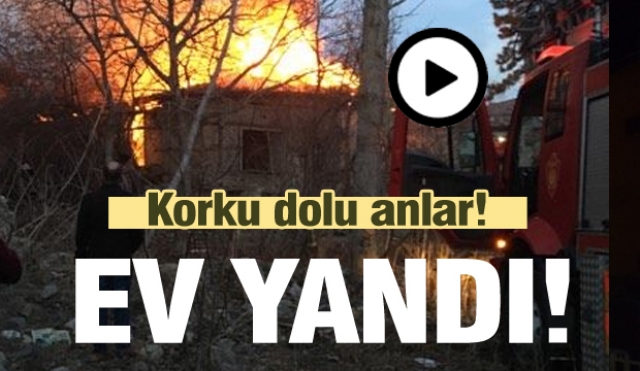 Isparta'da metruk ev yangını...!