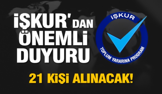Isparta'da Mevsimlik Geçici İşçi Alımı