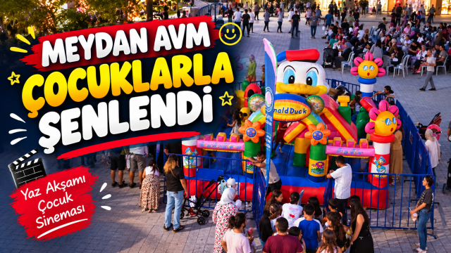 Isparta'da Meydan AVM &ccedil;ocuklarla şenlendi