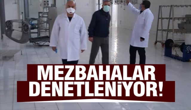 Isparta'da Mezbaha Denetimleri Devam Ediyor