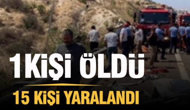 Isparta'da Minibüs ile Patpat Çarpıştı: 1 Ölü, 15 Yaralı