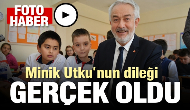 Isparta'da Minik Utku’nun dileği gerçek oldu!