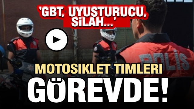 Isparta'da Motosikletli Polis Timlerimiz Görevde