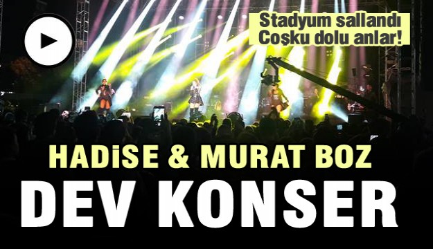 ISPARTA'DA MURAT BOZ VE HADİSE'DEN DEV KONSER