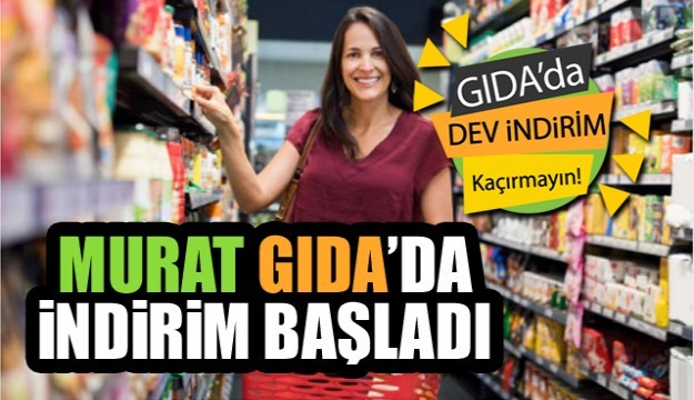 Isparta'da Murat Gıda'dan İndirim Fırsatı