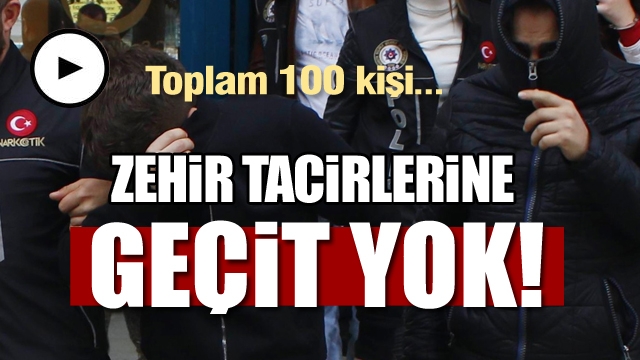 Isparta'da NARKO Operasyon! 100 kişi yakalandı