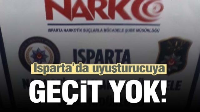 Isparta'da narkotik operasyon!