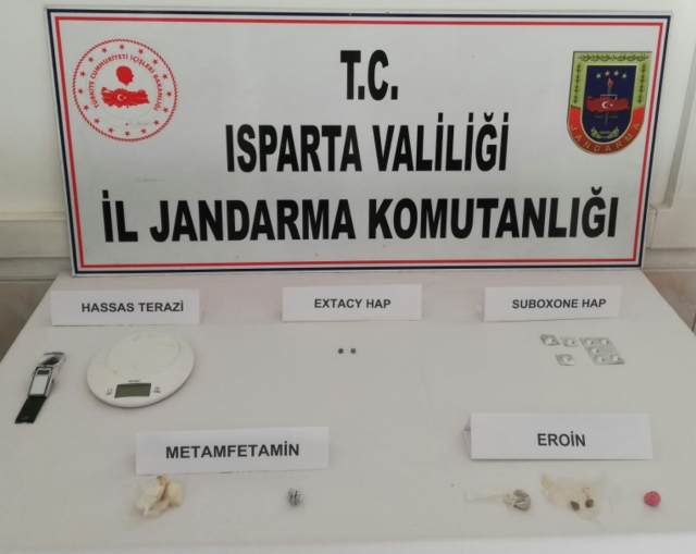 ISPARTA'DA NARKOTİK OPERASYON