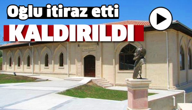 ISPARTA'DA NECİP FAZIL'IN BÜSTÜ KALDIRILDI!
