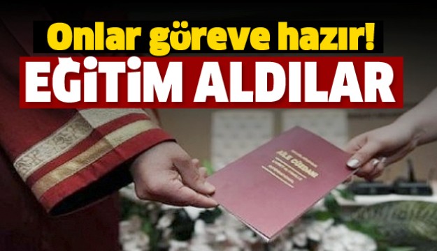 ISPARTA'DA NİKAH KIYMA EĞİTİMİ ALDILAR