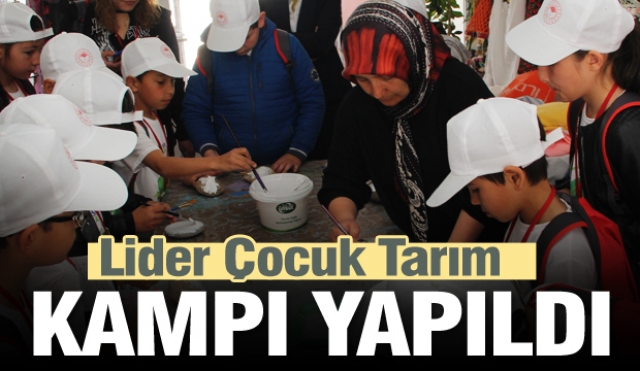 Isparta'da öğrenciler için Çocuk Tarım Kampı