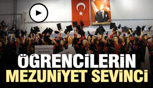 Isparta'da Öğrencilerin Mezuniyet Çoşkusu