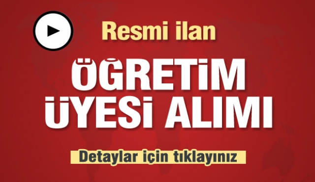 Isparta'da Öğretim Üyesi ve Öğretim Elemanı Alımı
