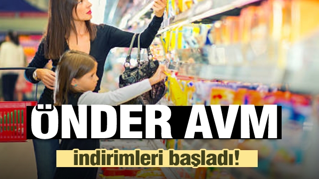 Isparta'da Önder AVM şubelerinde indirimler başladı