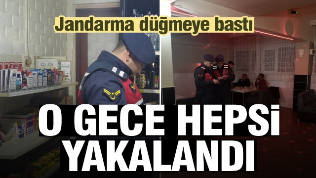 Isparta'da operasyon!  jandarma hepsini yakaladı