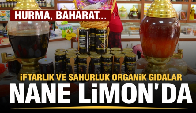 Isparta'da organik hurma, baharat ve kahve çeşitleri Nane Limon Aktar'da