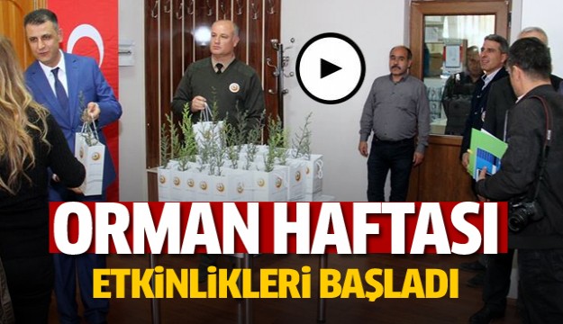 Isparta'da Orman Haftası Etkinlikleri başladı