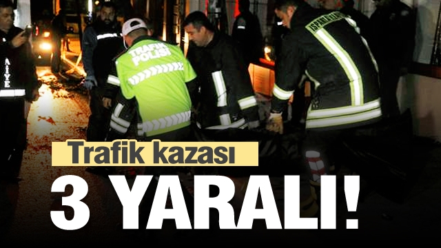 Isparta'da otomobil dereye devrildi: 3 yaralı