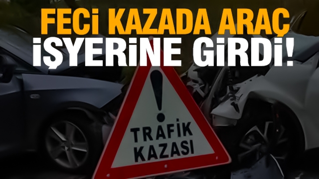 Isparta'da Otomobilin Kontrolden Çıkmasıyla Meydana Gelen Kaza!