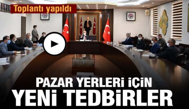 Isparta'da ​pazar yerlerinde ne gibi tedbirler alınacak?