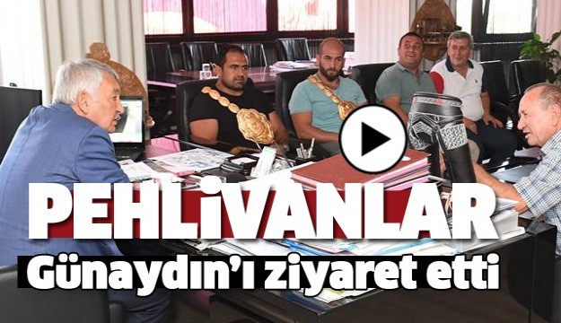 ISPARTA'DA PEHLİVANLARDAN GÜNAYDIN’A TEŞEKKÜR