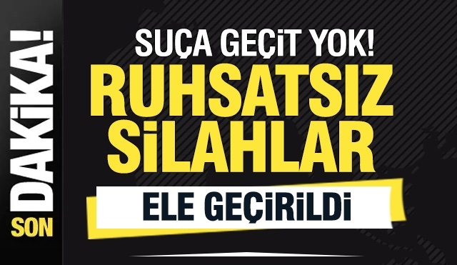 Isparta'da Ruhsatsız Silah Operasyonu