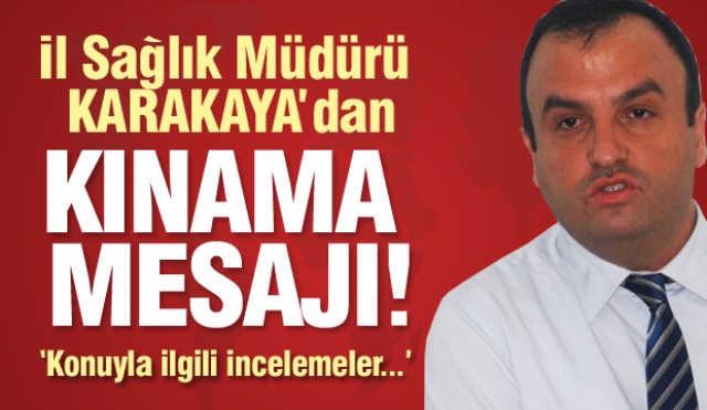 Isparta'da sağlık müdürü vekilinin darp edilmesine kınama