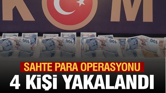 Isparta'da sahte para operasyonu 4 kişi yakalandı...