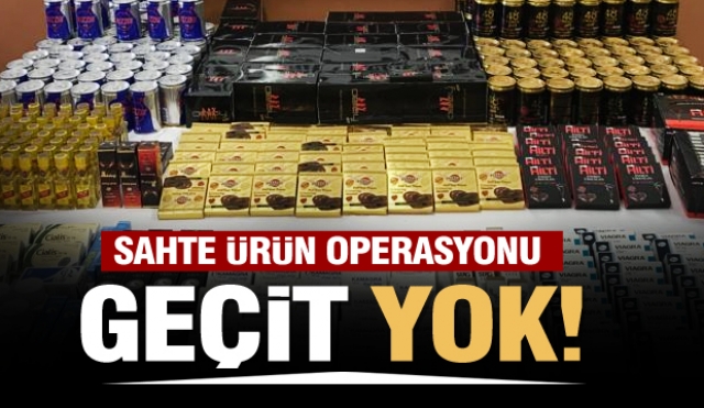 Isparta'da sahte ürün operasyonu!