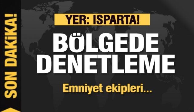 Isparta'da sanayi bölgesinde alınan tedbirlere denetleme
