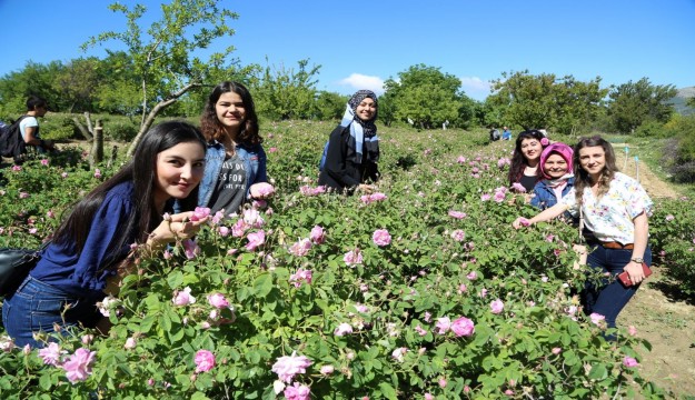 Isparta'da SDÜ’lü kaşiflerin son durağı gül bahçeleri oldu   