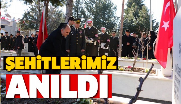 ISPARTA'DA ŞEHİTLERİMİZ ANILDI