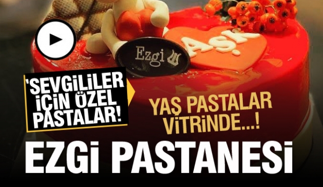 ISPARTA'DA SEVGİLİLER GÜNÜ'NE ÖZEL PASTALAR VİTRİNE ÇIKTI