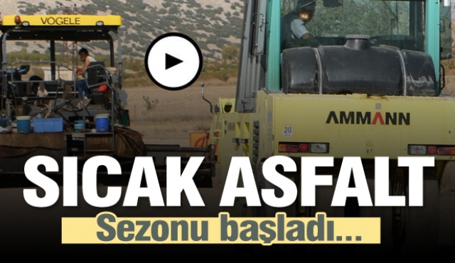 Isparta'da Sıcak Asfalt Sezonu Başladı 2019