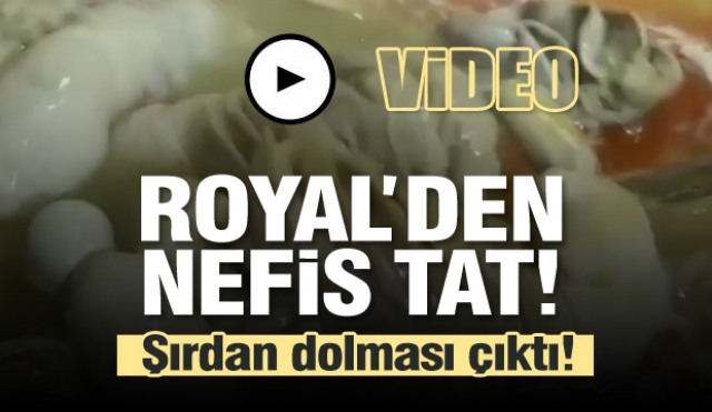 Isparta'da şırdan dolması nefis tadıyla Royal Resaturant'ta