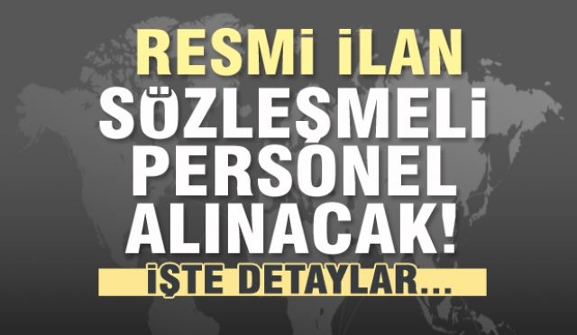 Isparta'da Sözleşmeli Personel Alım İlanı