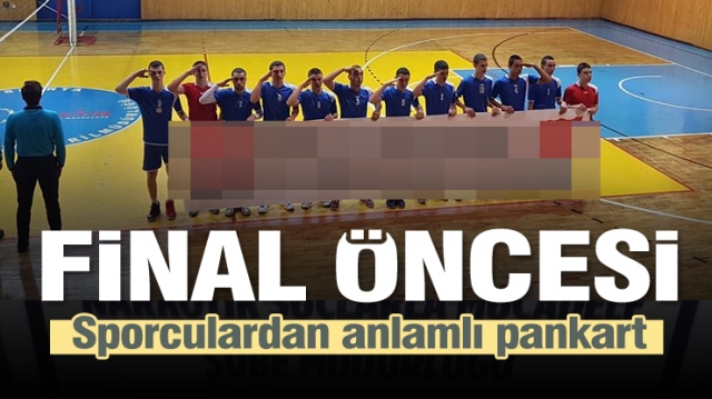 Isparta'da sporcular final öncesi Şehit ve Gazilerimizi andılar