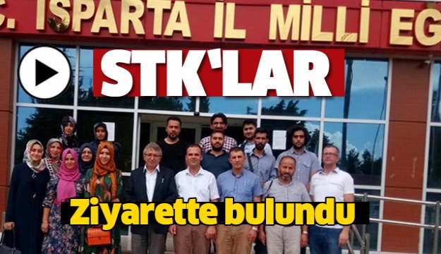 ISPARTA'DA STK'LAR MİLLİ EĞİTİM MÜDÜRÜ ÇÖKER'E ZİYARETTE BULUNDU