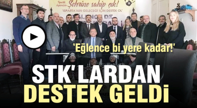 Isparta'da STK'lardan büyük destek geldi