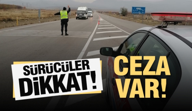 ISPARTA'DA SÜRÜCÜLER BU HABERE DİKKAT!  TRAFİKTEN MEN VE PARA CEZASI VAR!