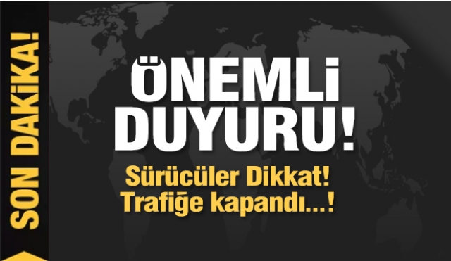 ISPARTA'DA SÜRÜCÜLERE ÇOK ÖNEMLİ DUYURU