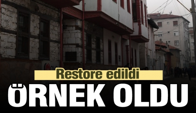 Isparta'da tarihi bina restore edildi