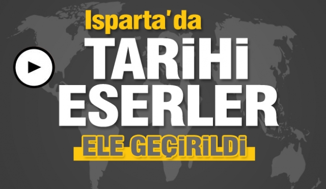 Isparta'da tarihi eser kaçakçılığı