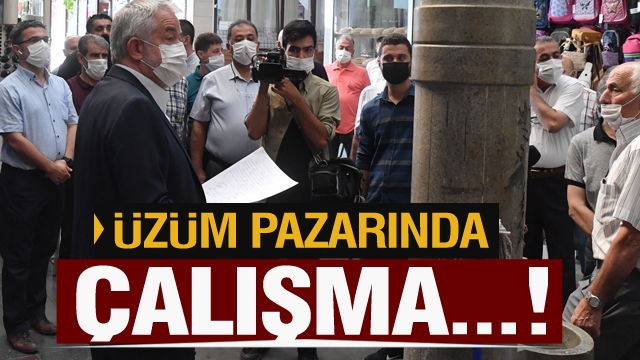 Isparta'da Tarihi Üzüm Pazarında çalışmalar başladı