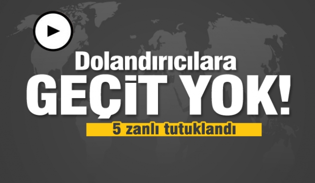 Isparta'da telefon dolandırıcılığı 5 zanlı tutuklandı