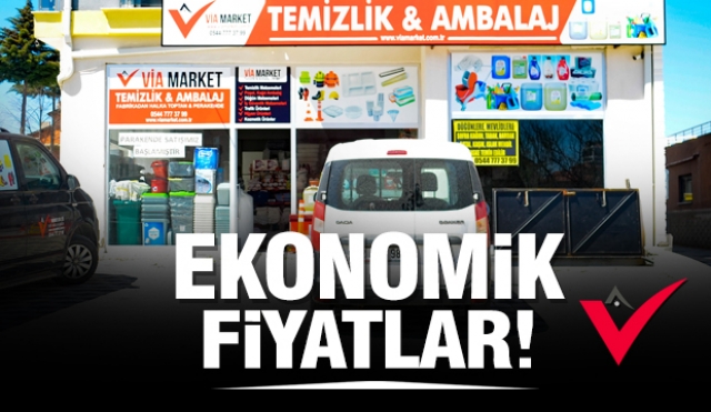 Isparta'da temizlik ürünlerinde en ekonomik fiyatlar Via Market'te