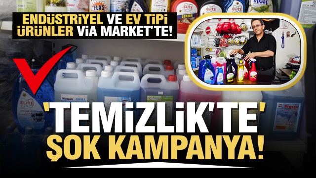 ISPARTA'DA TEMİZLİK VE DETERJAN ÜRÜNLERİNDE ŞOK KAMPANYA!