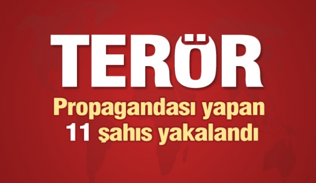 Isparta'da terör propagandası yapan şahıslar yakalandı