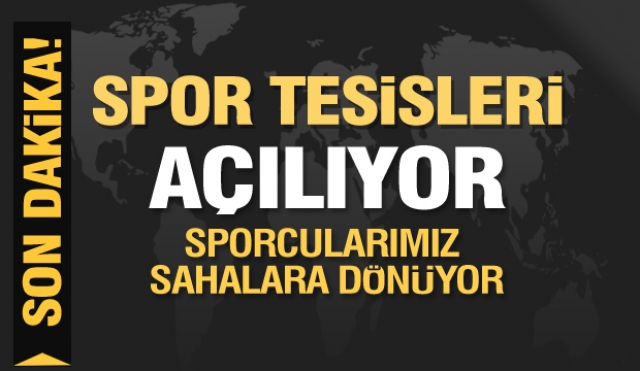 ISPARTA'DA TESİSLER AÇILIYOR SPORCULARIMIZ SAHALARA DÖNÜYOR